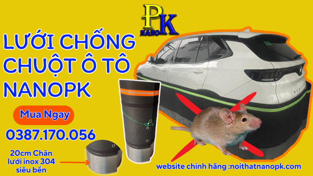 Lưới chống chuột ô tô Đà nẵng -Nanopk