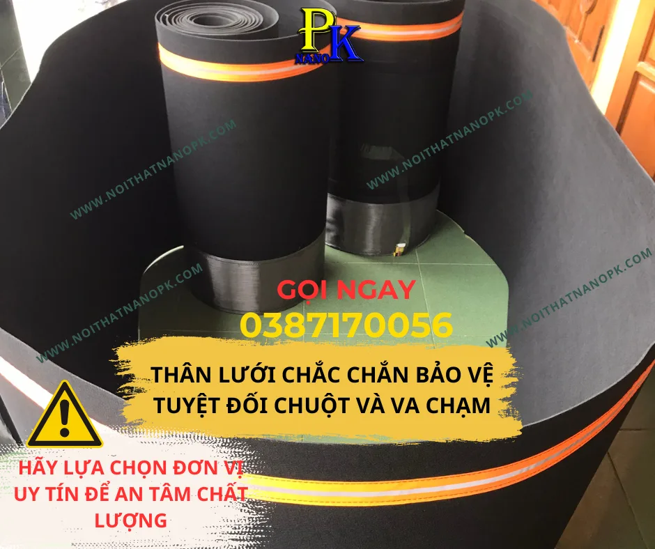 Sản phẩm Quây chống chuột ô tô được trang bị thêm khoá chống trộm và dây cáp