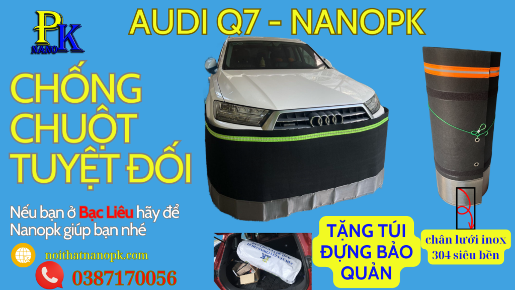 TOP 1Cach Chong Chuot O To tren Xe Audi Q7 voi Luoi Quay Chong Chuot O To Cao Cap Nanopk