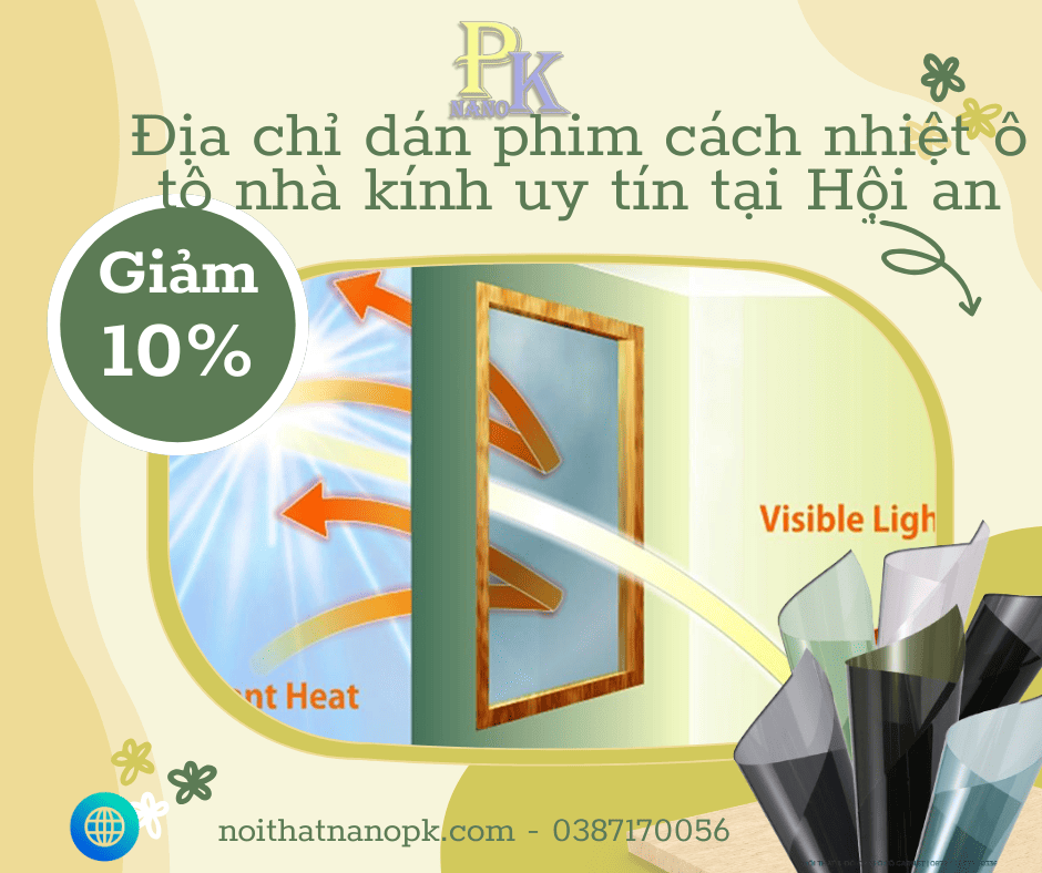 TOP 1 Dan Phim Cach Nhiet Giam Nong O To va Nha Kinh tai Hoi An 11