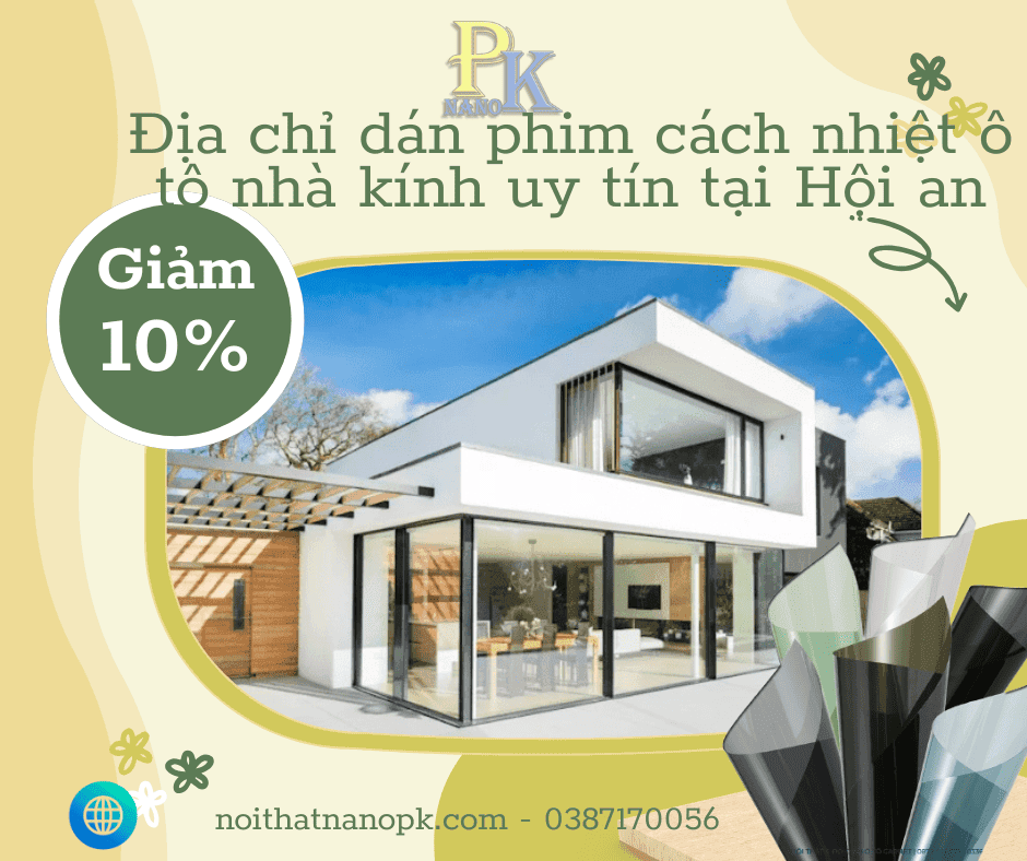 TOP 1 Dan Phim Cach Nhiet Giam Nong O To va Nha Kinh tai Hoi An 8