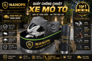 Quây chống chuột xe máy