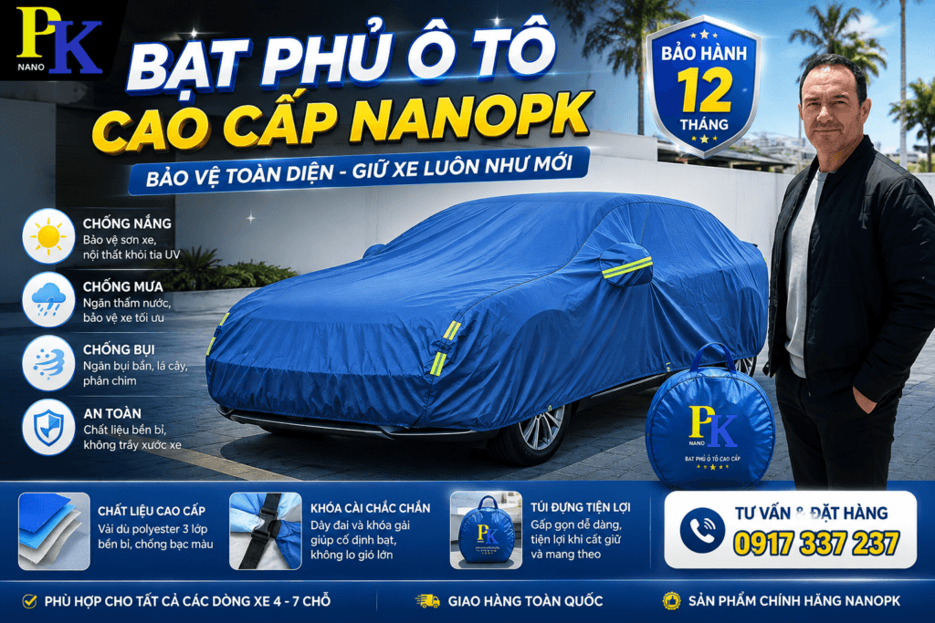 Bạt phủ ô tô xe Ford Everest