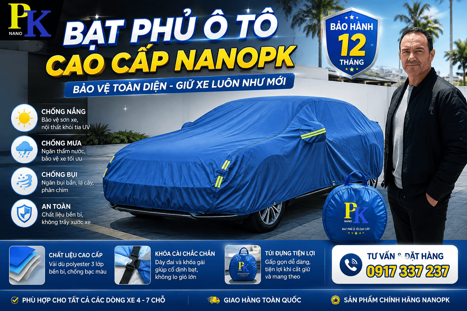 bạt phủ ô tô xe ford everest Bạt phủ ô tô xe Ford Everest